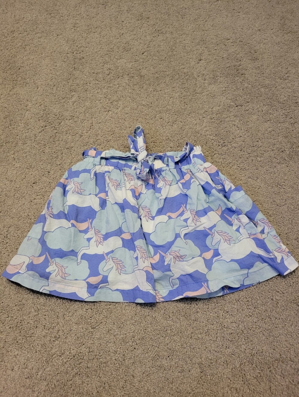 Mini Boden Unicorn Print Skirt